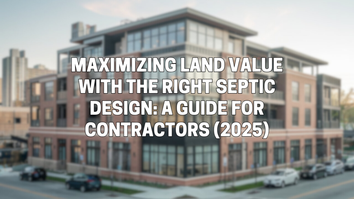 Maximizing Land Value with the Right Septic Design: A Guide for Contractors (2025)